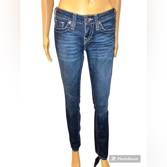 True Religion Women's Billie Low Rise Straight Sup T size 26 - Picture 6 of 9
